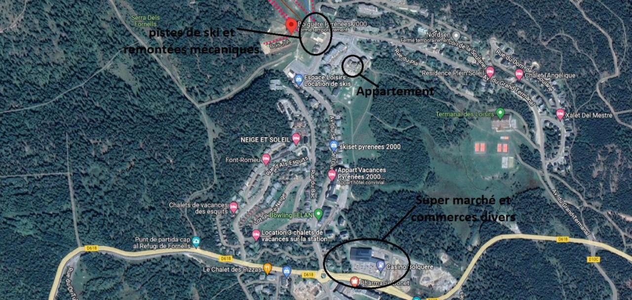 Apt Confortable Au Pied Des Pistes Et De La Foret Bolquere Pyrenees 2000 Екстериор снимка